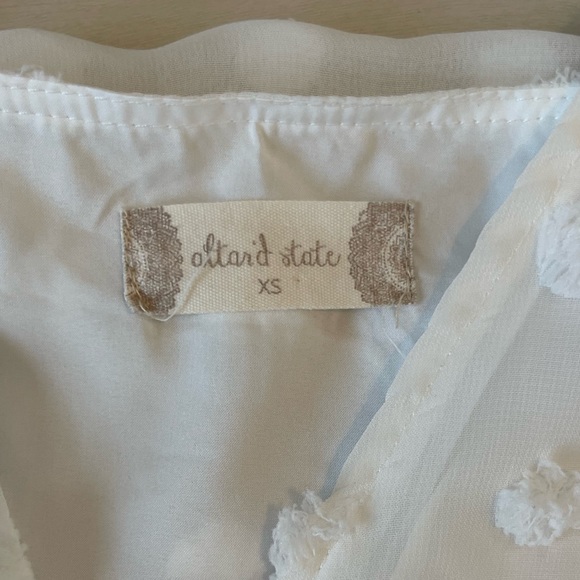 White Altard State Blouse - Picture 3 of 3